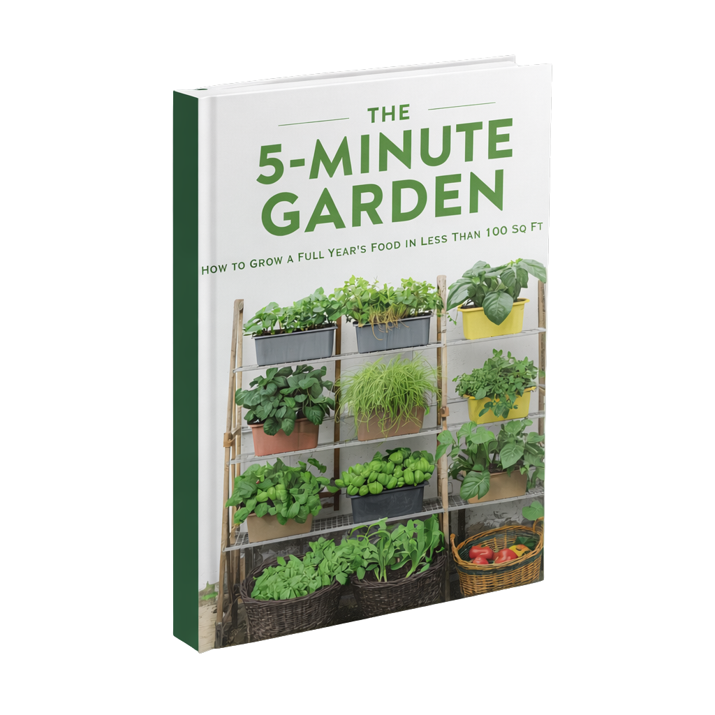 A photo of The 5-Minute Garden Book